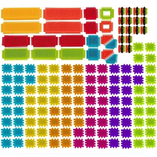 Nopper Byggesæt Legetøj - 192 dele Multicolor multif\u00e4rg