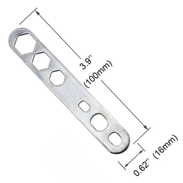 10 stk. MB-15AK 14AK MIG/MAG svejsepistolnøgle 10 stk. 10 stk. 10PCS