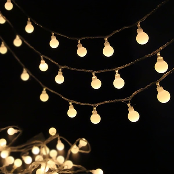 Pallovalosarja, pieni 3M 20 LED-palloa, paristokäyttöinen