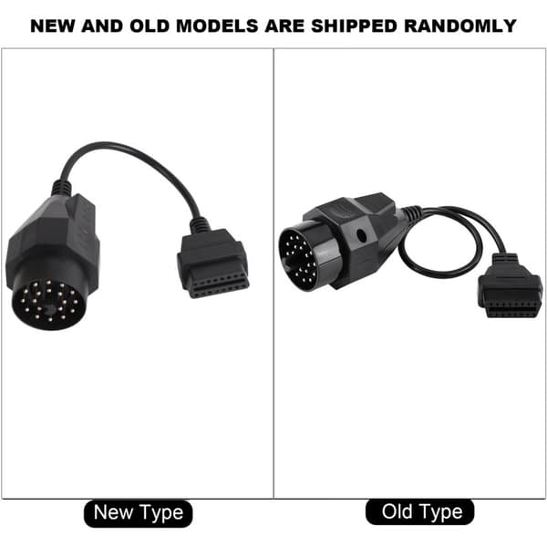 20-benet til 16-benet OBD2-stik Scannerkabeladapter til E36 E38 E39 E46 E53 X5 Z3