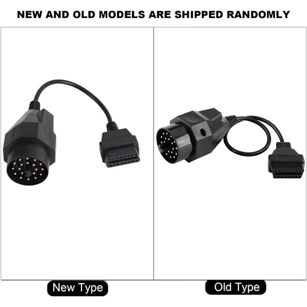 20-pinners til 16-pinners OBD2-kontakt skannerkabeladapter for E36 E38 E39 E46 E53 X5 Z3