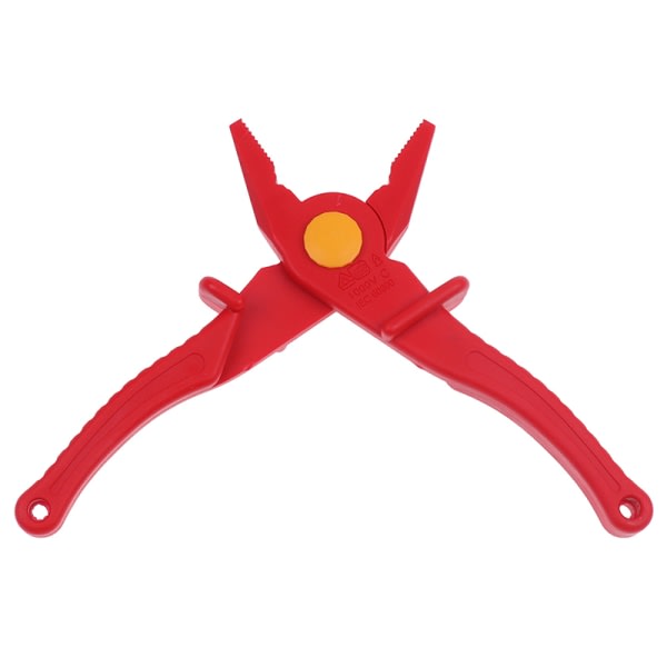 Antimagnetisk plasttång 1000V isolerad Används för instrument Röd one size Red one size