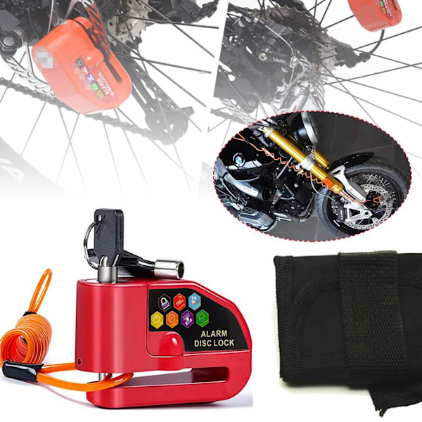 Cykel-, Moped- og Scooterlås med Alarm