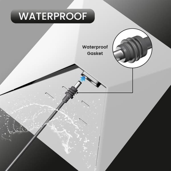 18AWG DC til DC Kabel, Egnet til Mini Effektiv Strømoverførsel til DC Strømforsyning (5m/16.4ft)
