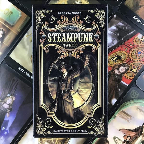 Steampunk Tarot -korttipakka Lautapeli korttipeli perheen kokoontumisille 36kpl ts58 zdq