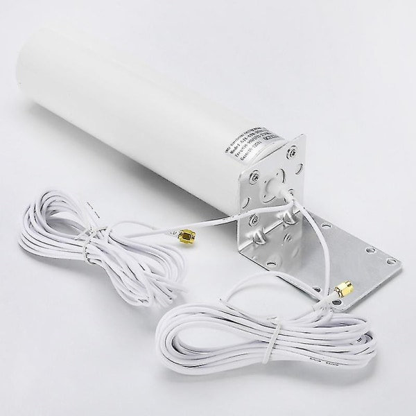 4G LTE-antenn SMA ekstern antenne 3G 4G utendørsantenn 10-12dBi med SMA-kontakt kompatibel 3G 4G Rou-n