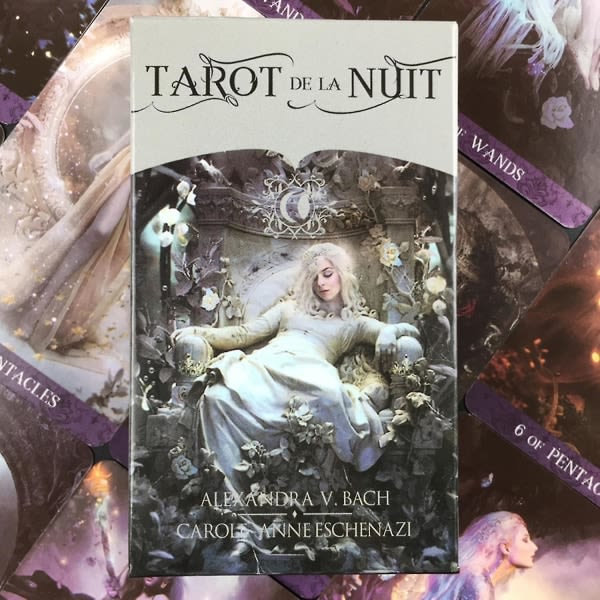 78 kortin tarot-korttipakka, mielenkiintoinen, upea Tarot De La Nuit pelaajille