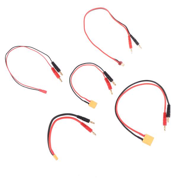 XT30 XT60 XT90 JST T-stik ladekabel til 4,0 mm banan stik Cha 30CM XT90 14AWG