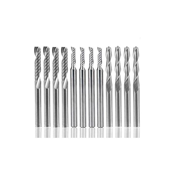 12-pack volframkarbid pinnfräs set 4 st 1/8 \"