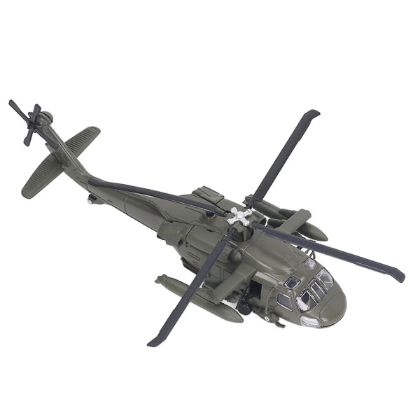 Alloy Diecast Ljud Ljus Beväpnad Helikopter Malli Leksak Kid Attack Helikopter Leksak Heminredning Typ 2