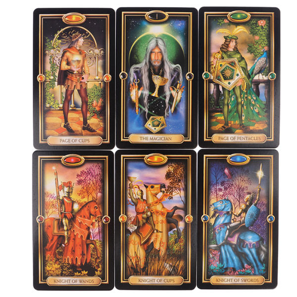 The Gilded Tarot Kortdækket Spil Legetøj Divination Oracles Vejledning
