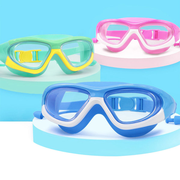 Simglasögon med stor ram för navet, vattentät och anti-dim färg A One Size