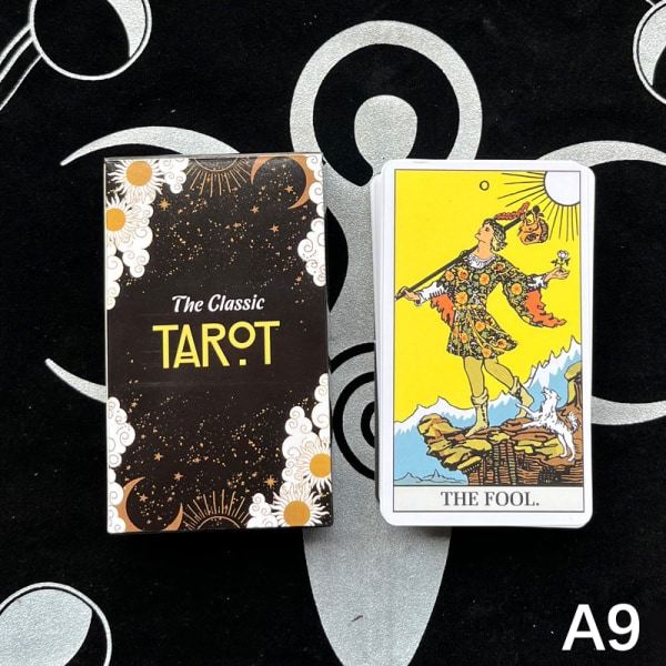 Englanninkielinen Tarot Family Gathering Game Divination Orac A9 Yksi koko A9 One size