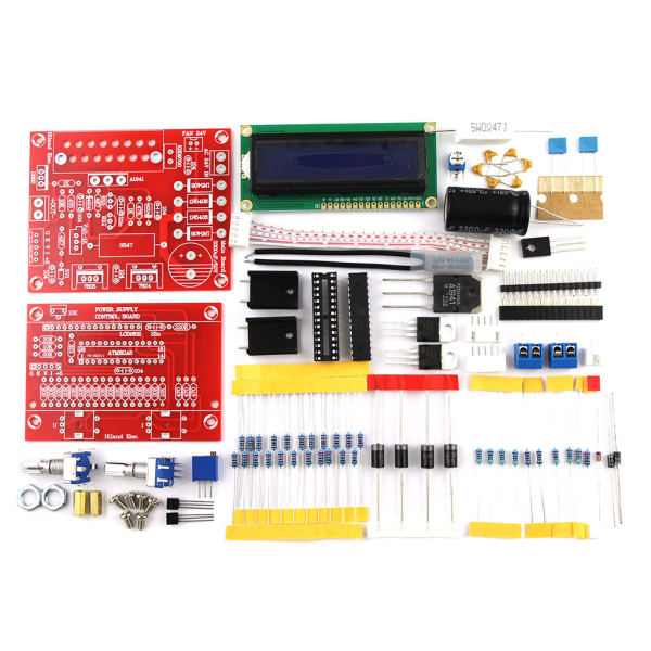 DC-reglerad power DIY-kit, justerbar DC 0-28V 0,01-2A, enkel montering, lämplig för gör-det-själv-projekt