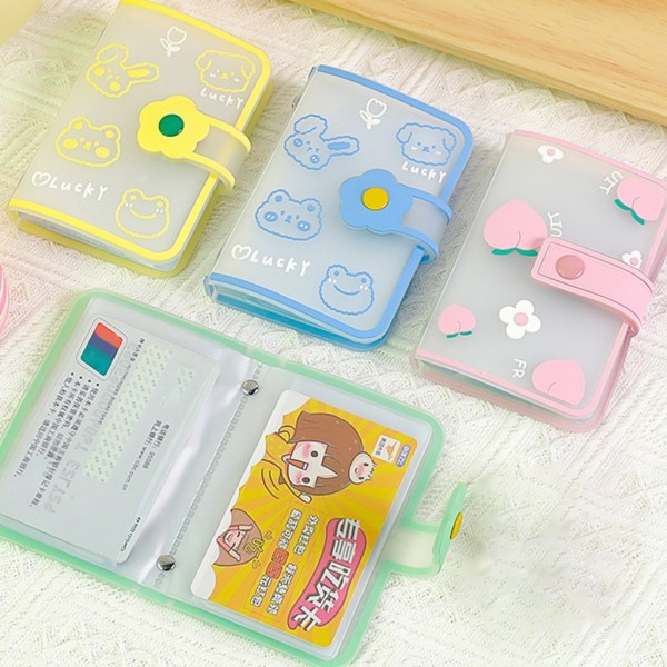 Fotokortspärm Kpop Pärm DIY Fotoalbum Samla Bok Toploader Fotoalbum Blå