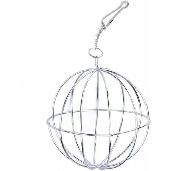 Gnaver Foderbold, Kanin Foderdispenser, 8 cm Kugle til Marsvin, Hamster, Kanin, Hængende Bold, Kaninlegetøj, Hø Foder til Små Dyr