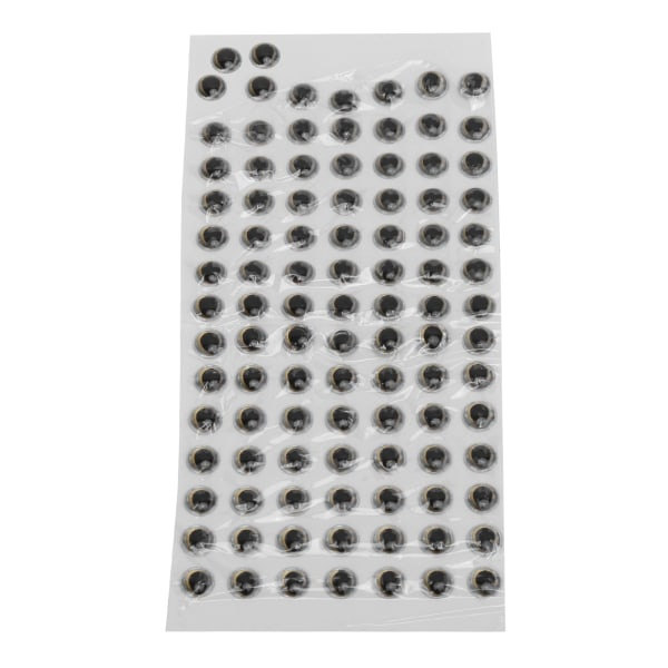Fiskebeteögon Epoxi Drop Plast 3D Realistiska Fiskeögon för att göra fiskebete 5 mm