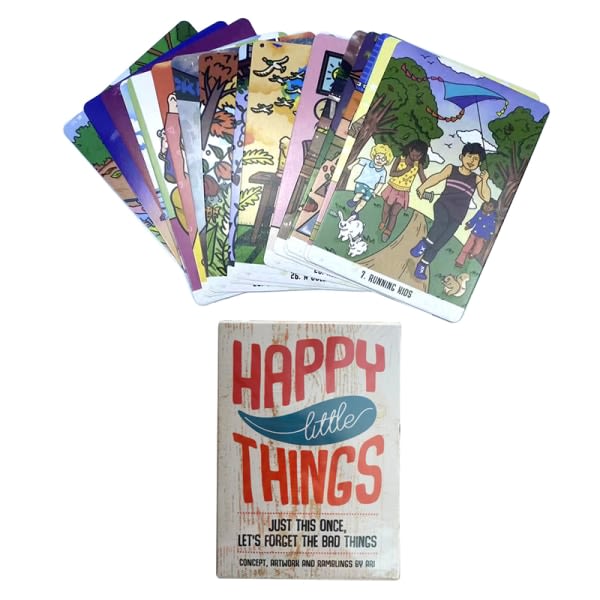 Happy Little Things Oracle Card Tarot Familjespel Brädspel F