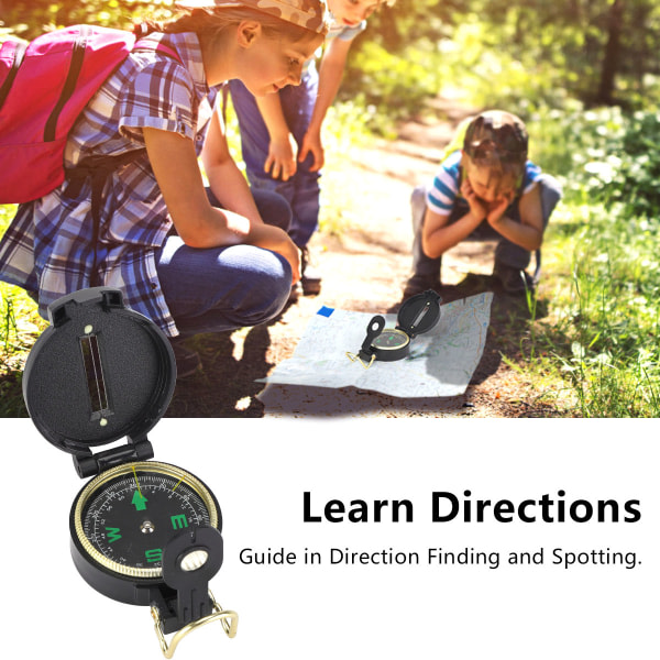 6:a Outdoor Exploration Kikare Set Unga barn pedagogisk present för camping vandring grön