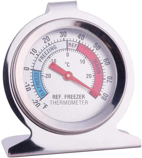 Køleskabs- og frysetermometer, INRIGOROUS 2-pak