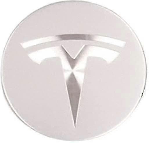 Tesla Model3/x/s/y Navkapsel Skruv Navkapsel Dekorationsskydd Modifieringstillbehör Silver