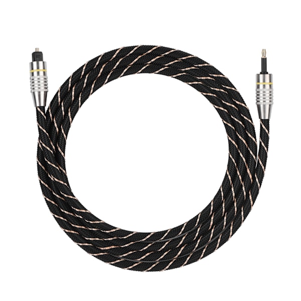 Toslink til 3,5 mm Mini Optisk Lydkabel SPDIF Guldbelagt 1 m 1m