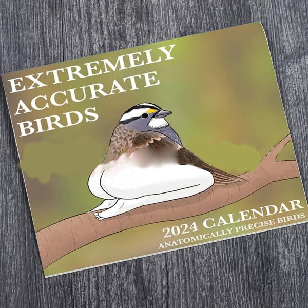 Agenda 2024 Roliga gåvor Kalender 2024 Exakta fåglar årsplanering