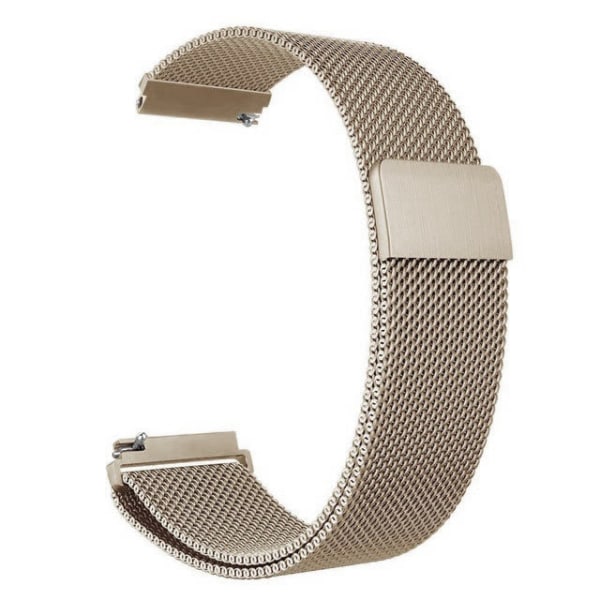Ruostumattomasta teräksestä valmistettu milanolainen magneettiranneke Garmin venu 2/venu SQ/venu 2S -laitteille Venu Vintage Gold