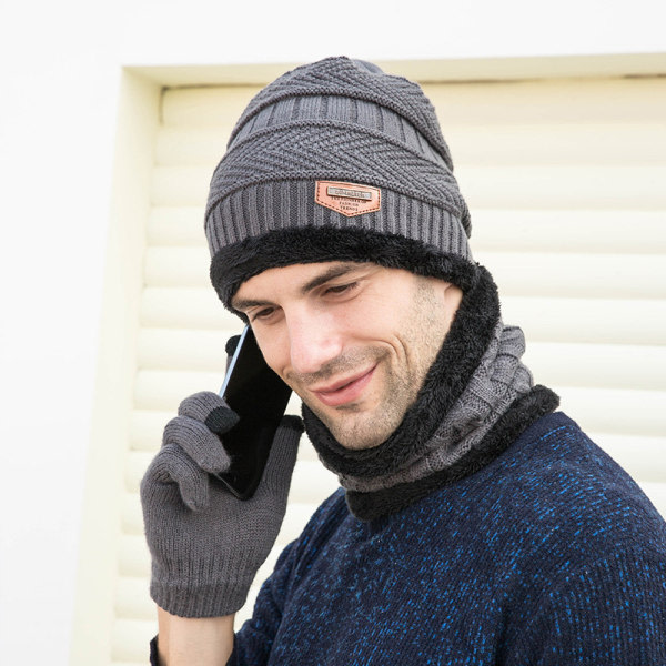 Vinterhattar För Herr Skullies Beanie Hat Cap Herr Dam Wo Marinblå One Size