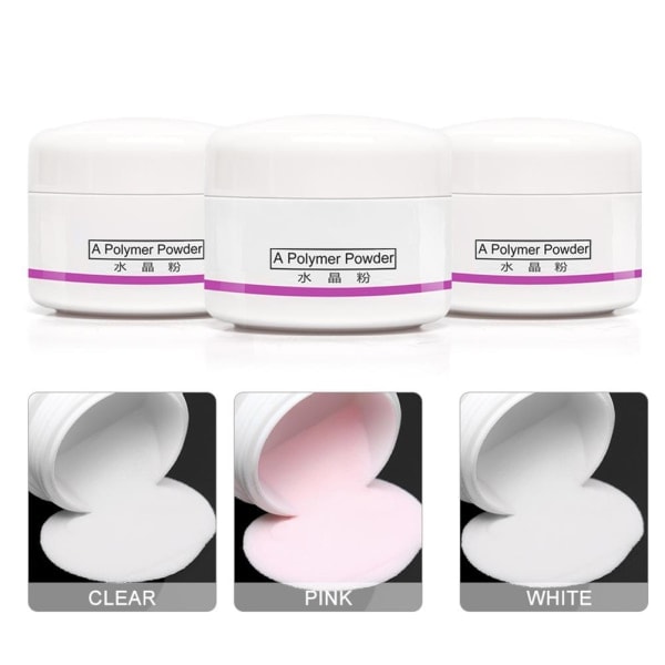 Akryl nagelset falska naglar komplett set tillbehör för manikyr nagelfilar bärbar nagelborrmaskin för DIY nagelkonst