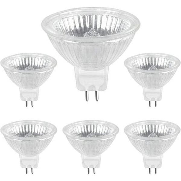 Halogenpære MR11 12V 35W, Spotlight Pære MR11, 6 stk.