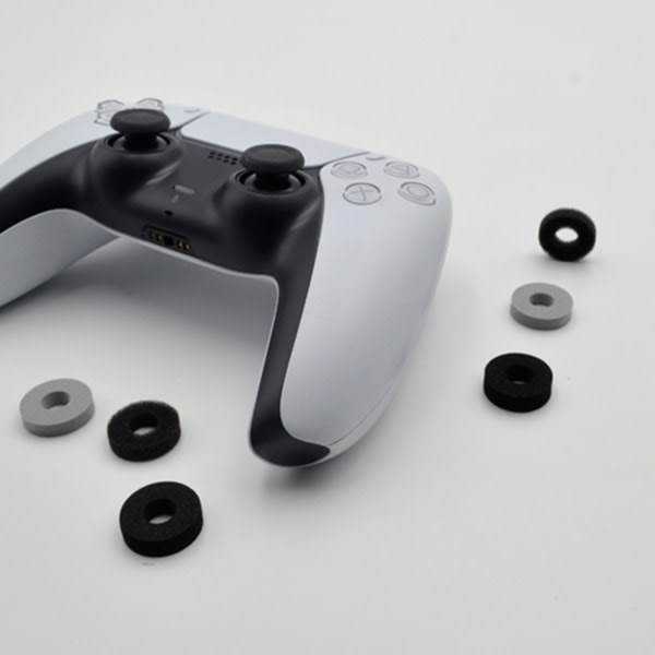8 stk/lot svamp hjelpe ring for / PRO spenningsjustering Analog Stick Aim Assistant Ring spilltilbehør