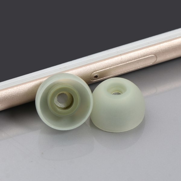 6 stk in-ear ørepropper for Galaxy Buds2 hodetelefoner Silikonbeskyttelse Bytte av cap SM-R177 Ørepropper Ørepropper Øreputer Svart Black
