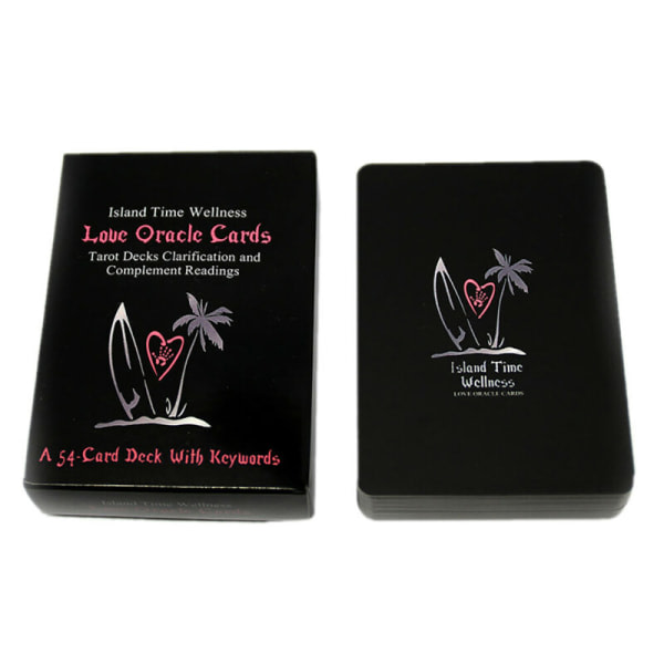 54 Island Time Wellness Kärlek Oracle Tarotkortlek
