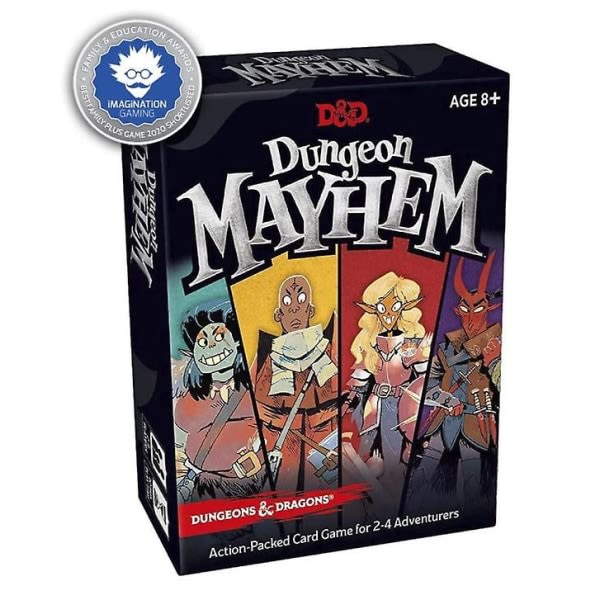 1:a engelska versionen Familjekul brädspel Spelkortsset Dungeones Mayhem Kortspel Familj Förälder-barn Fest Brädspelskort