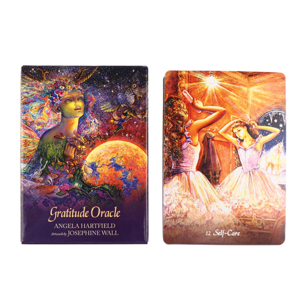1 Box Tacksamhet Oracle Cards Tarot Card Prophecy Divination Deck Flerfärgad en one size