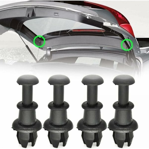 4x Hyllfästningsklämmor för Audi A3 S3 8P 8V Q5 SQ5 8R Q2 Q3, VW Golf MK5 MK6 R R32 GTI Tiguan MK1 Polo 6R 6C 2G Up T-Cross 8P0862528 1M6867574A