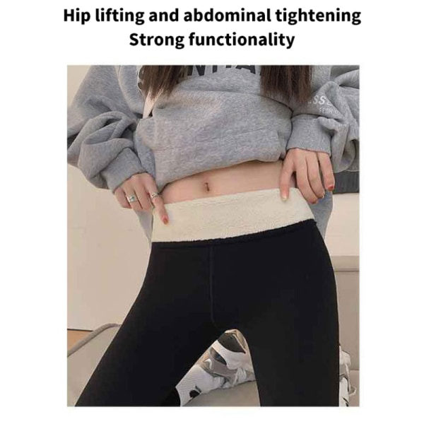 Vatterede leggings, yderbeklædning til kvinder, tynd fløjl med høj talje C M C M