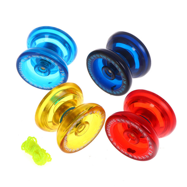 Yoyo Classic Baby Toys Professionell Magic Yoyo K1 Spin Aluminium Blå en one size Blue one size