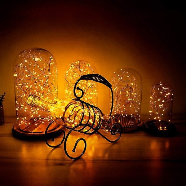 Vandtætte Led String Lights, 16,4ft/50 Leds Fairy String Lights Starry, batteridrevne String Lights Til indendørs & udendørs dekoration Bryllup Hjem Del