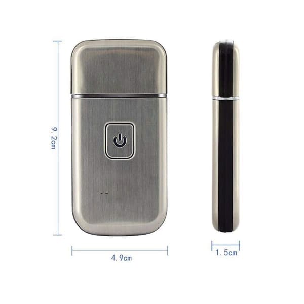 Fram- og tilbagegående Mini Elektrisk Razor Foil Shaver USB-opladning