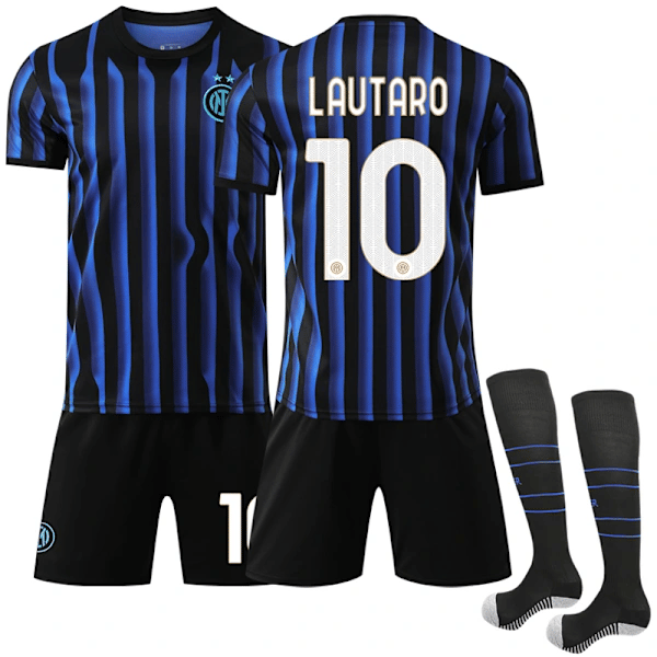 Lautaro Barn Inter Milan Hemma Tröja #10 2025-2026