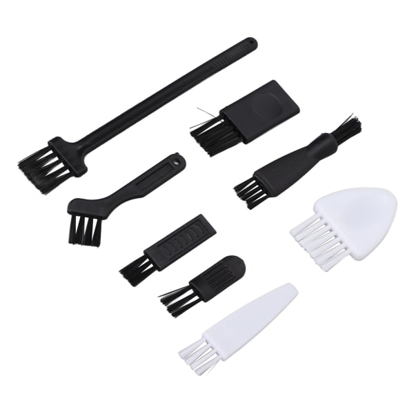 TIMH 8 stk Elektrisk Rakapparat Rengøringsbørste Razor Cleaner Brush Set til Husholdningsapparater Computertilbehør