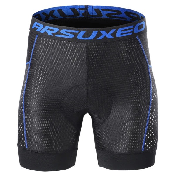 Arsuxeo Cykelunderkläder Shorts för män 5D Gel Pad Quick Dry Mountain Bike Cykelshorts
