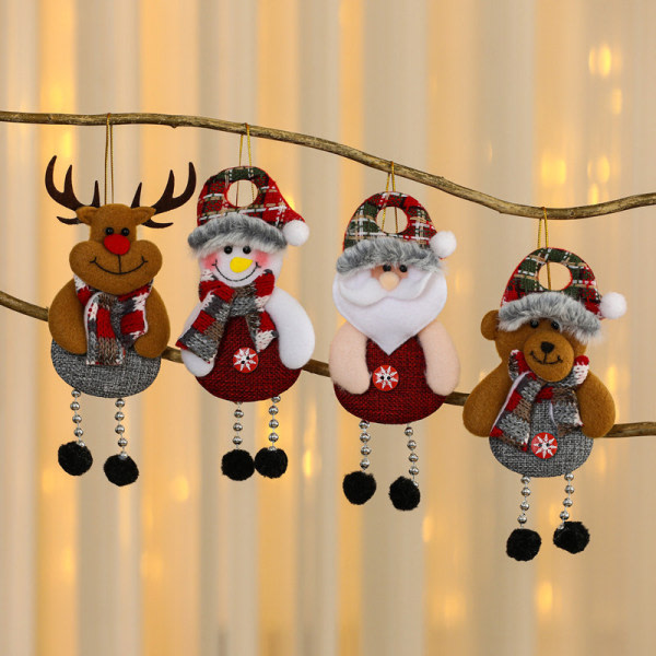 Uudet joulukoristeet Joulukuusen riipus DIY Xmas Tree Pe A8 onesize A8 onesize
