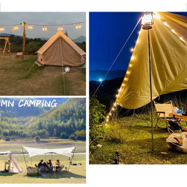 Udendørs camping vindsikkert fast teltklemme nylon multifunktionel plastikklemme