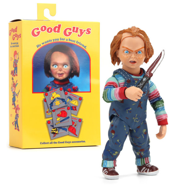 Andlig Halloween Good Guy Chucky Dekorasjon - Barnlek | Skrekk