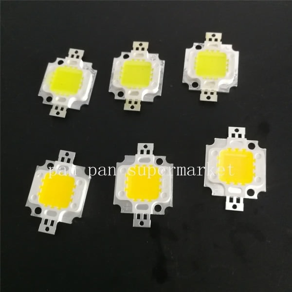 Vit / 10W 20W 30W 50W 100W LED-lyschip DC 12V 36V COB Integra