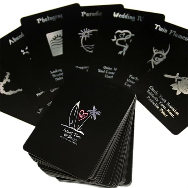 54 Island Time Wellness Kärlek Oracle Tarot-korttipeli