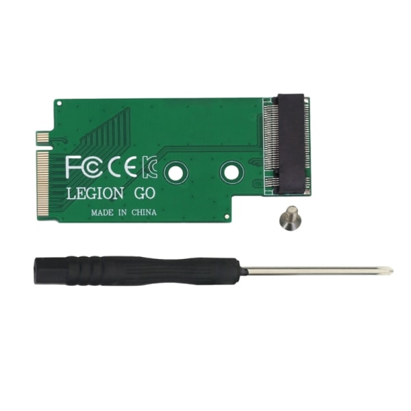 M.2 NVME-adapter for Legion Go-modifikasjonskort 2240 til 2280 NVMe Hard Drive SSD Transfercard Adapter Converter Grønn